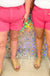 Judy Blue On The Spot Garment Dyed Pocket Embroidery Shorts - Magenta