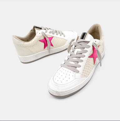 Shu Shop Paz Star Sneaker - Cherry