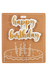 Mud Pie Birthday Cake Topper - Gold
