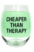About Face Designs Inc. Therapy Wine Glass