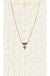 Jane Marie 16” Necklaces- Clear Crystal Pendant Necklace