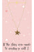 Jane Marie 16” Necklaces Gold star with clear Crystal