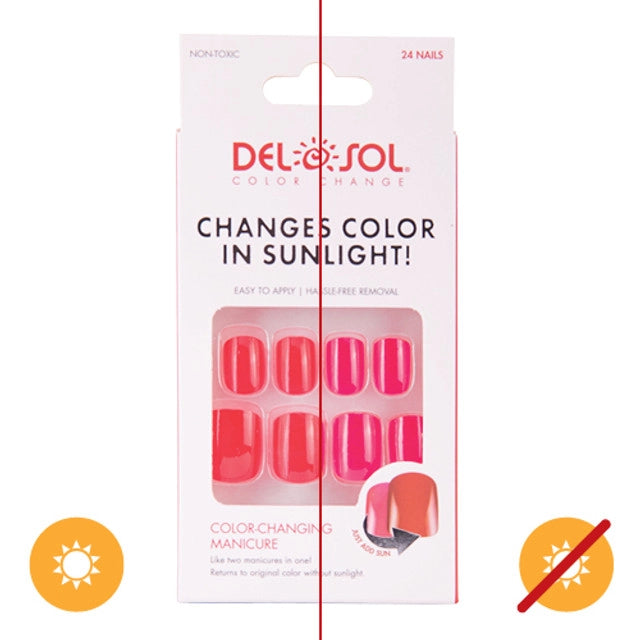 Del Sol Color Changing Press-On Nails- Flaunt it