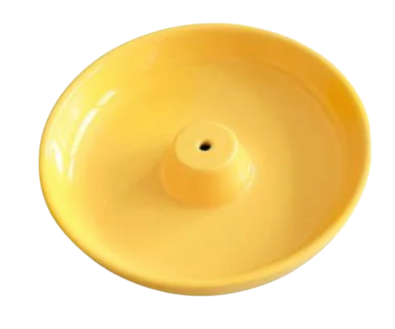 Nora Fleming Dainty Melamine Circle Dish - Yellow