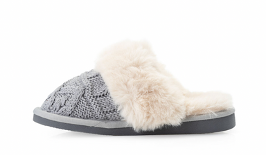 Corky's Purl Slippers - Grey