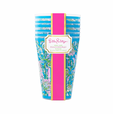 Lilly Pulitzer Pool Cups - Chick Magnet