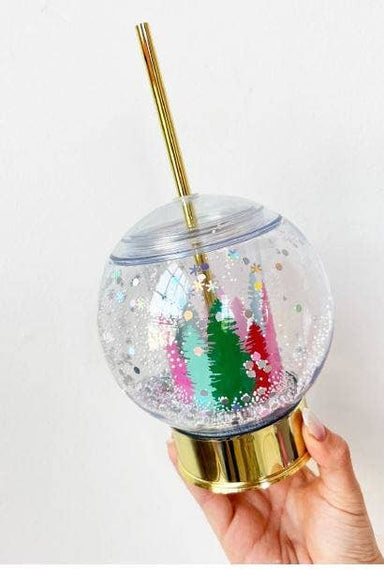 Packed Party Winter Wonderland Snow Globe Novelty Sipper 