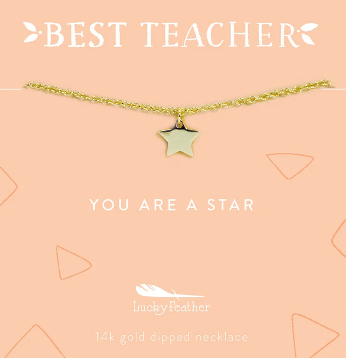 Lucky Feather - Teacher Collection Necklaces - Star