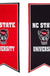 Evergreen Banner Flags - Collegiate- NC State