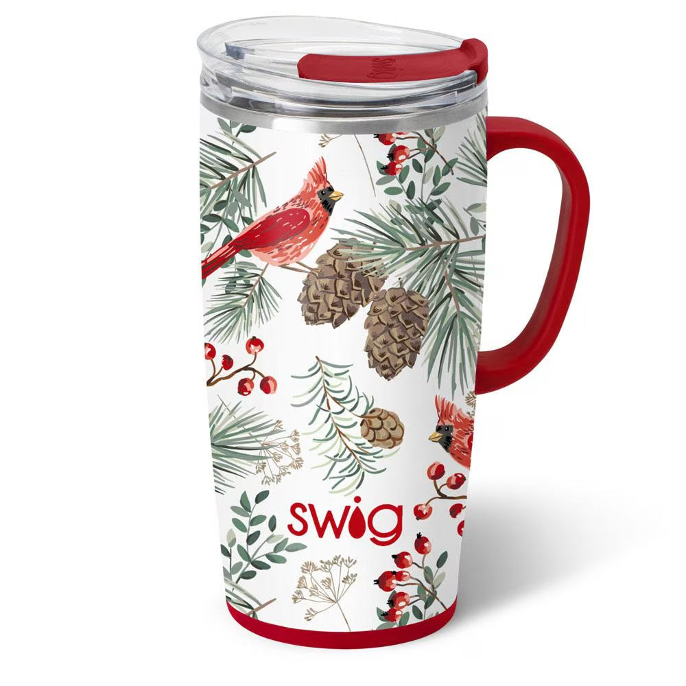 Swig 22oz Travel Mug - Winter Cardinal