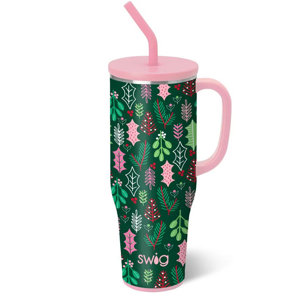 Swig 40oz Mega Mug - Merry Mistletoe
