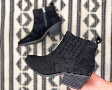 Corky's Potion Bootie - Black Suede