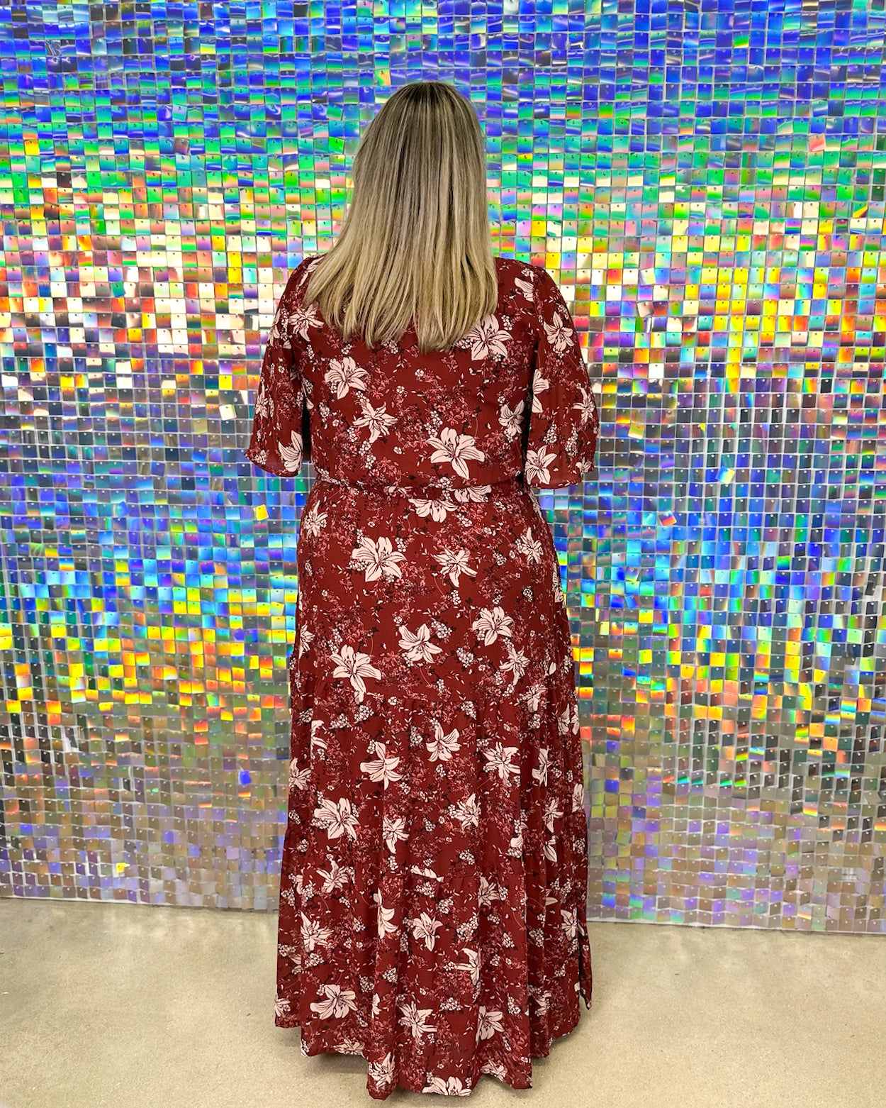 Madelyn Maxi Dress - Wine