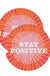 Mary Square Car Coaster - Stay Positive
