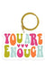 Mary Square Acrylic Keychain- You Are Enough