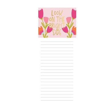 Mary Square Magnetic Notepad - Look On The Bright Side