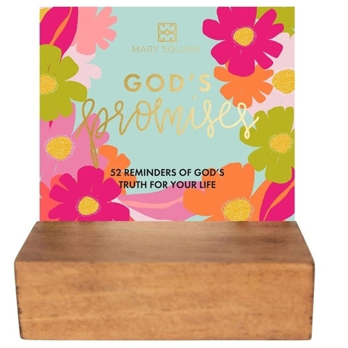Mary Square Card Block - God’s Promises