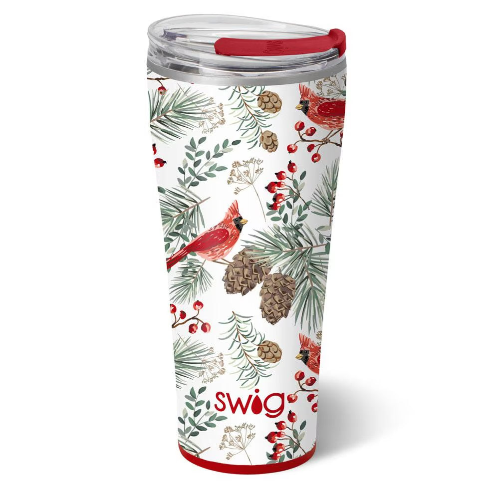 Swig 32oz Tumbler - Winter Cardinals