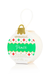 Spongelle Winter Pear Holiday Ornament Buffer - Peace