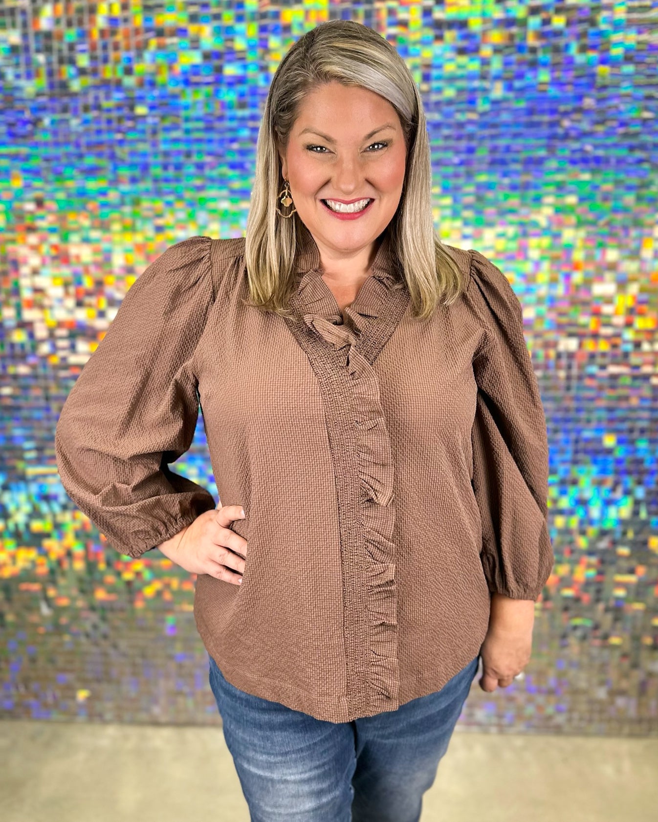 Melissa Top  - Brown