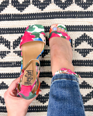 Corky's One In A Melon Heel - Flowers