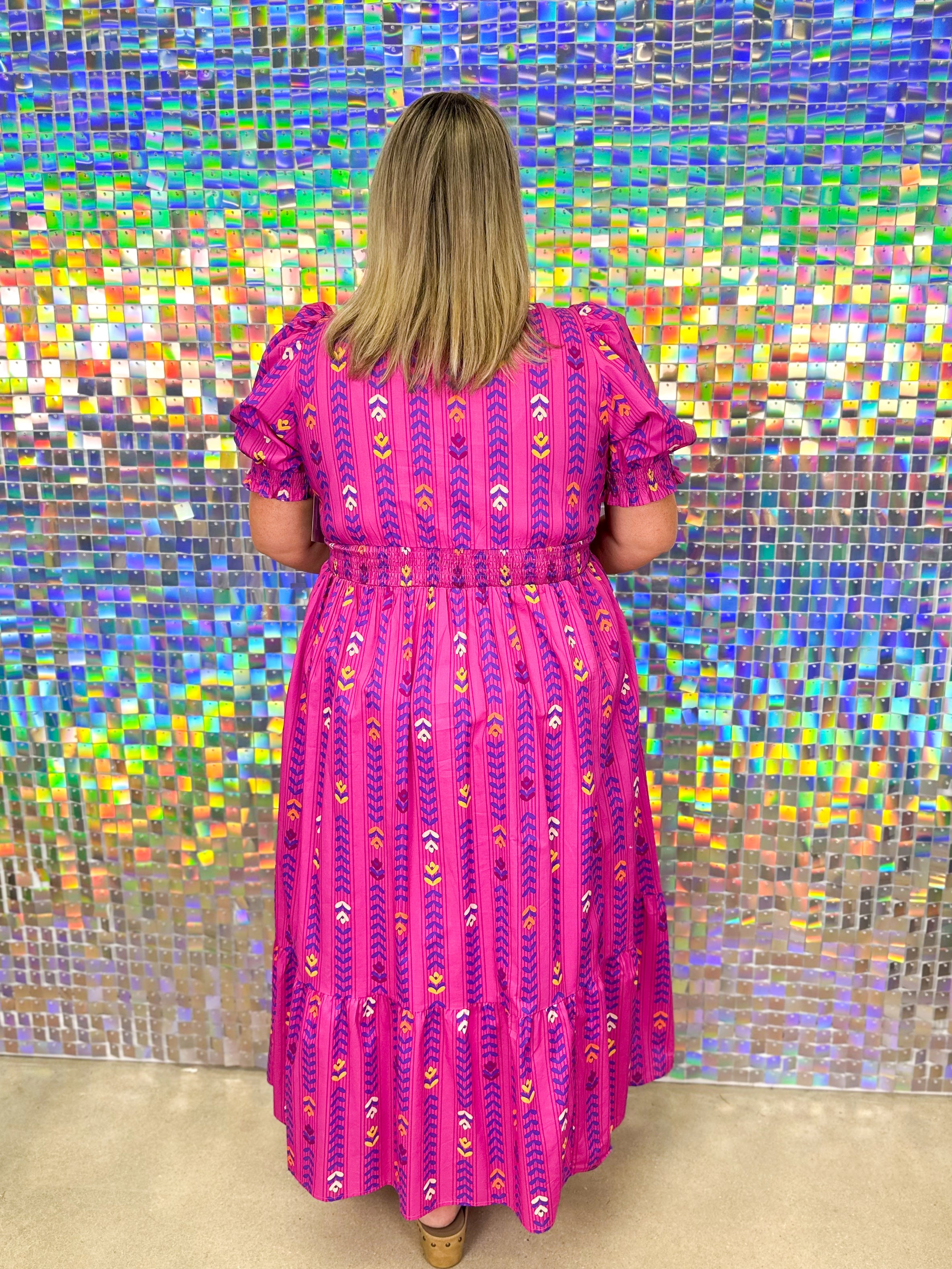 Bellamy Dress - Magenta