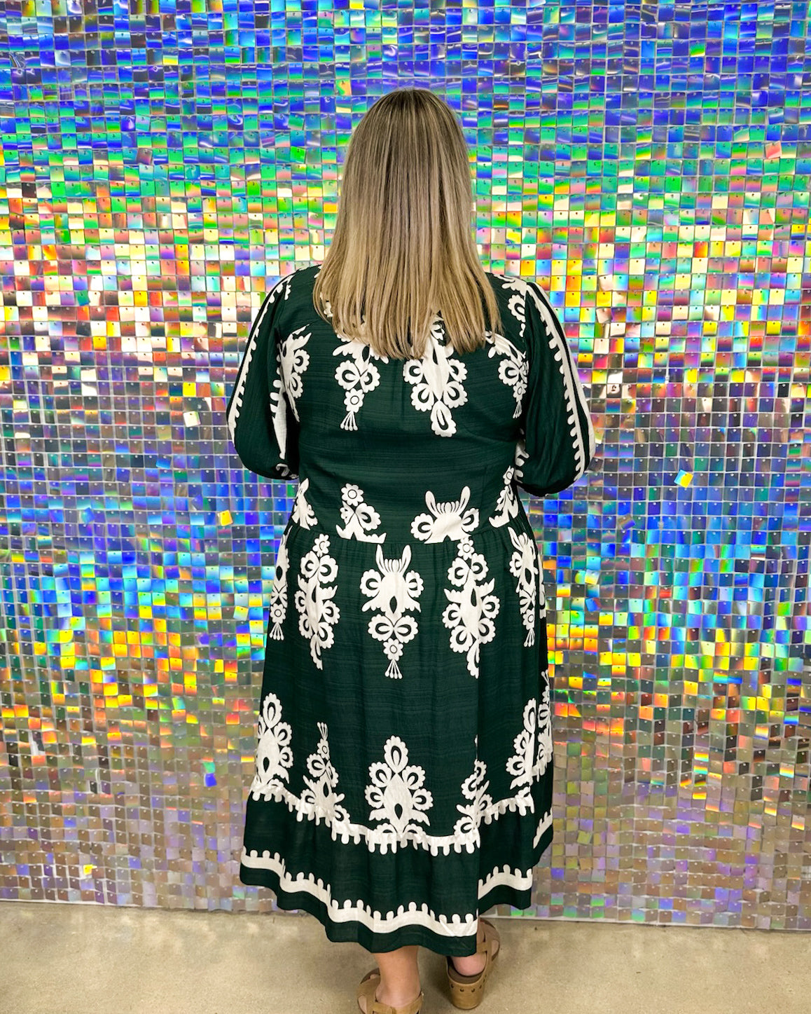 Taryn Dress - Hunter Green