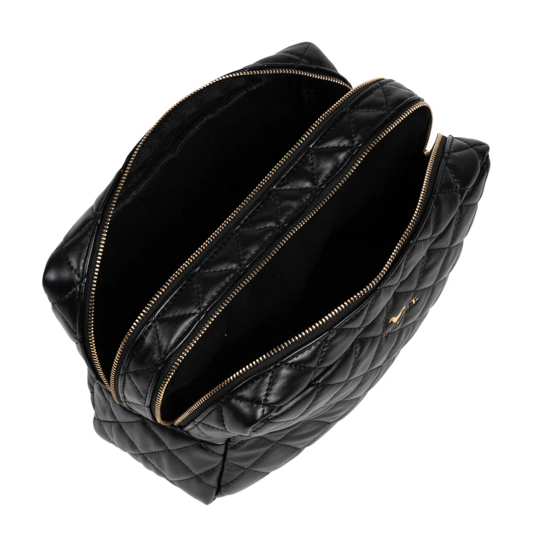 SCOUT 2-Way Toiletry Bag - Black Quilted