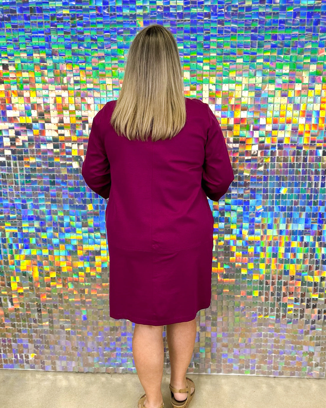 Portfolio Dress - Merlot