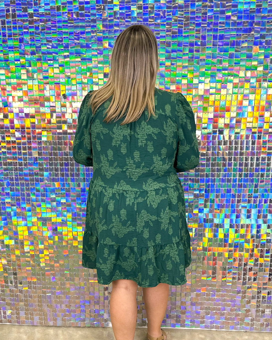 Cecily Dress - Hunter Green