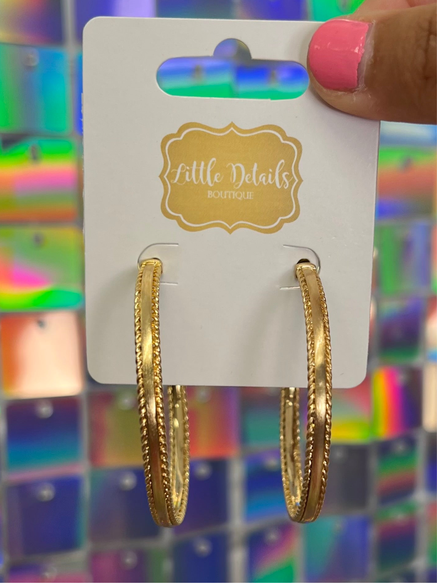 Skylar Earrings Gold - Large