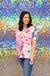 Entro You're Needed Top - Orchid, satin, plus size, v-neck, dolman sleeve