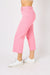 Judy Blue Up Stream Tummy Control Wide Leg Crop Jeans - Pink, wide leg, cropped, petite, plus size,