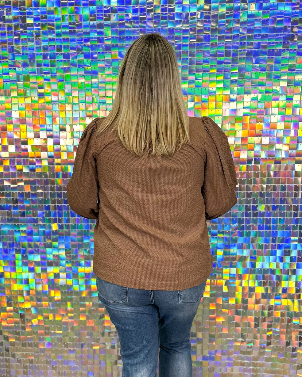 Melissa Top  - Brown