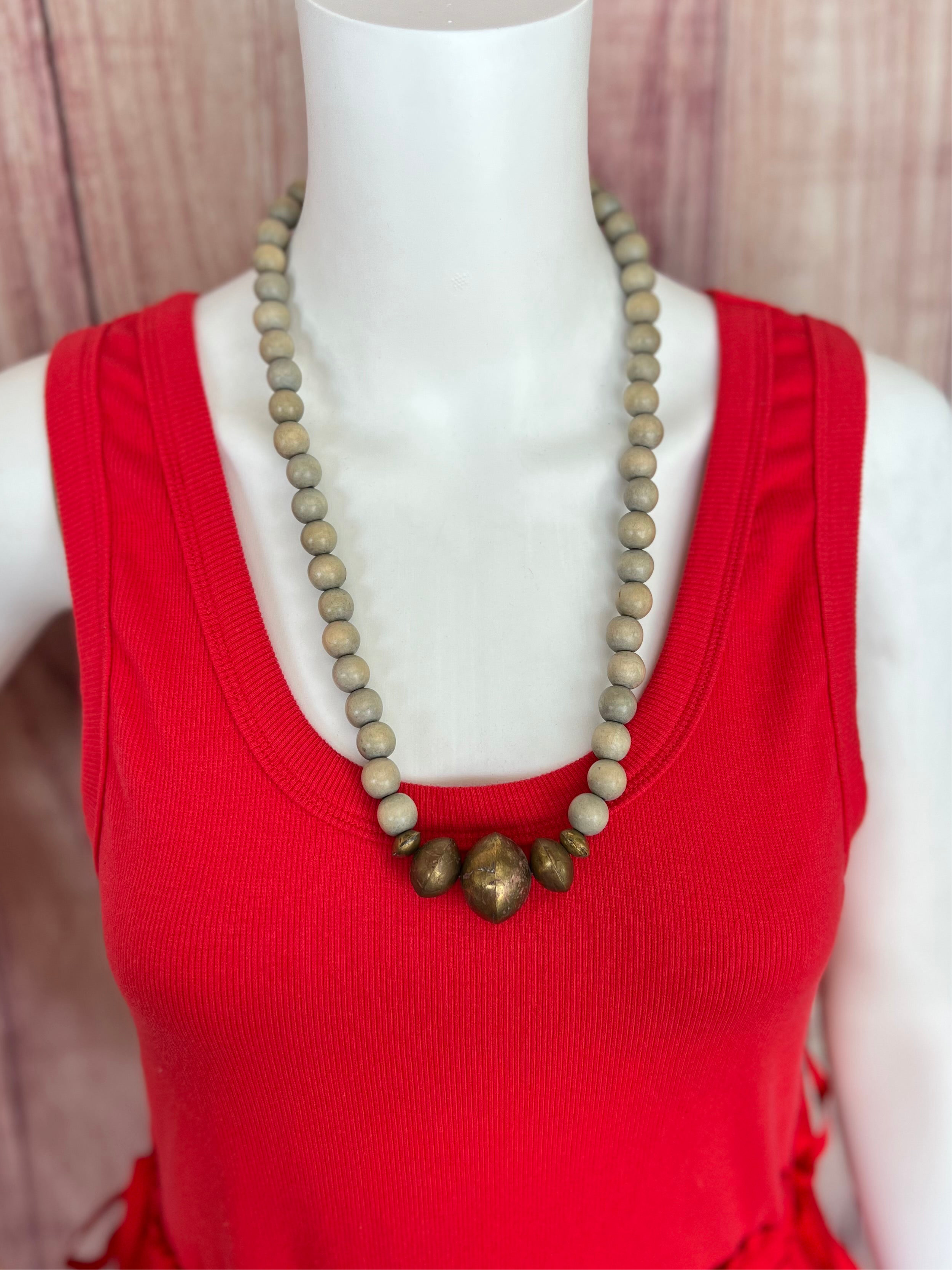 The Ivy Necklace - Light Gray