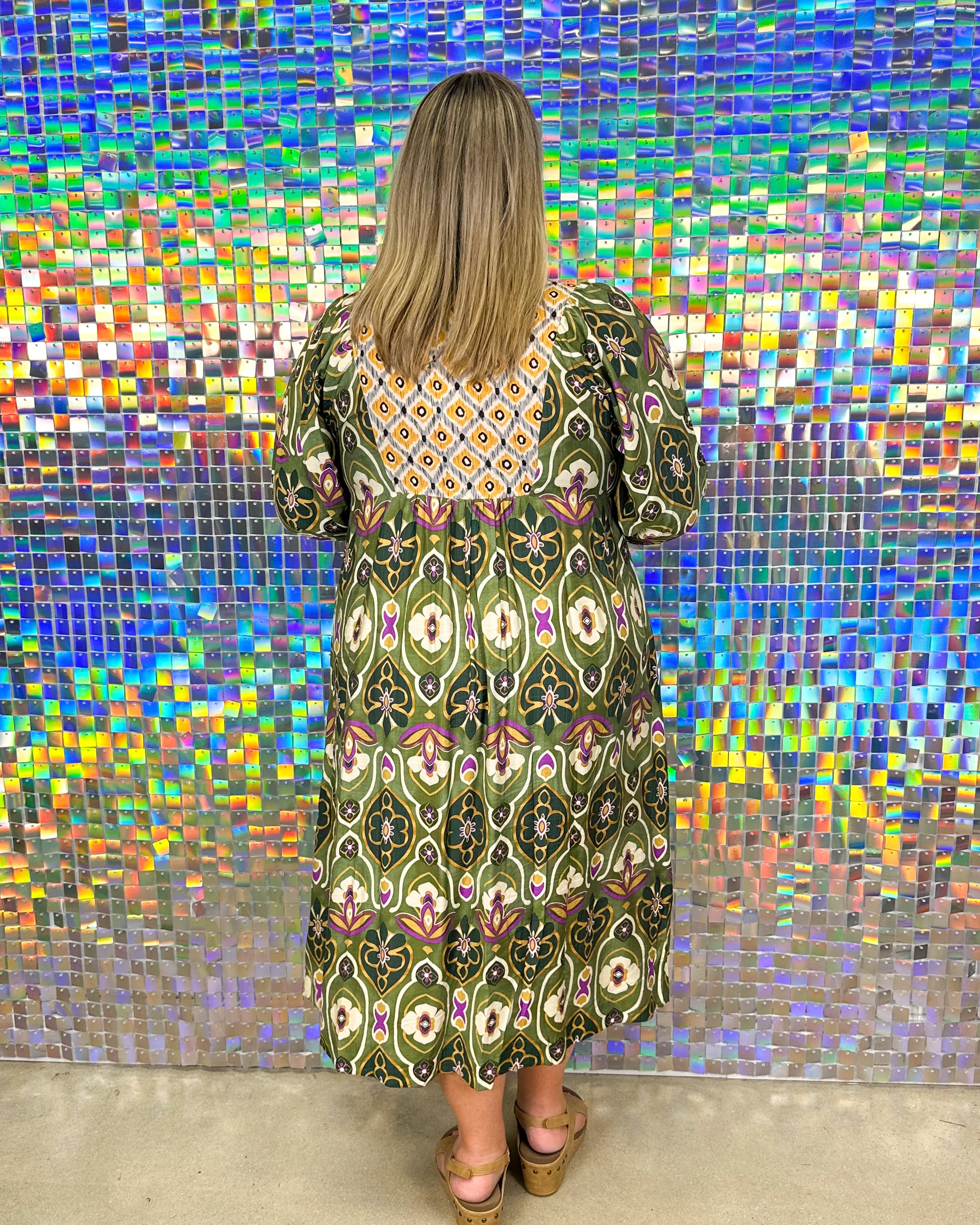 FINAL SALE Lainey Dress - Green