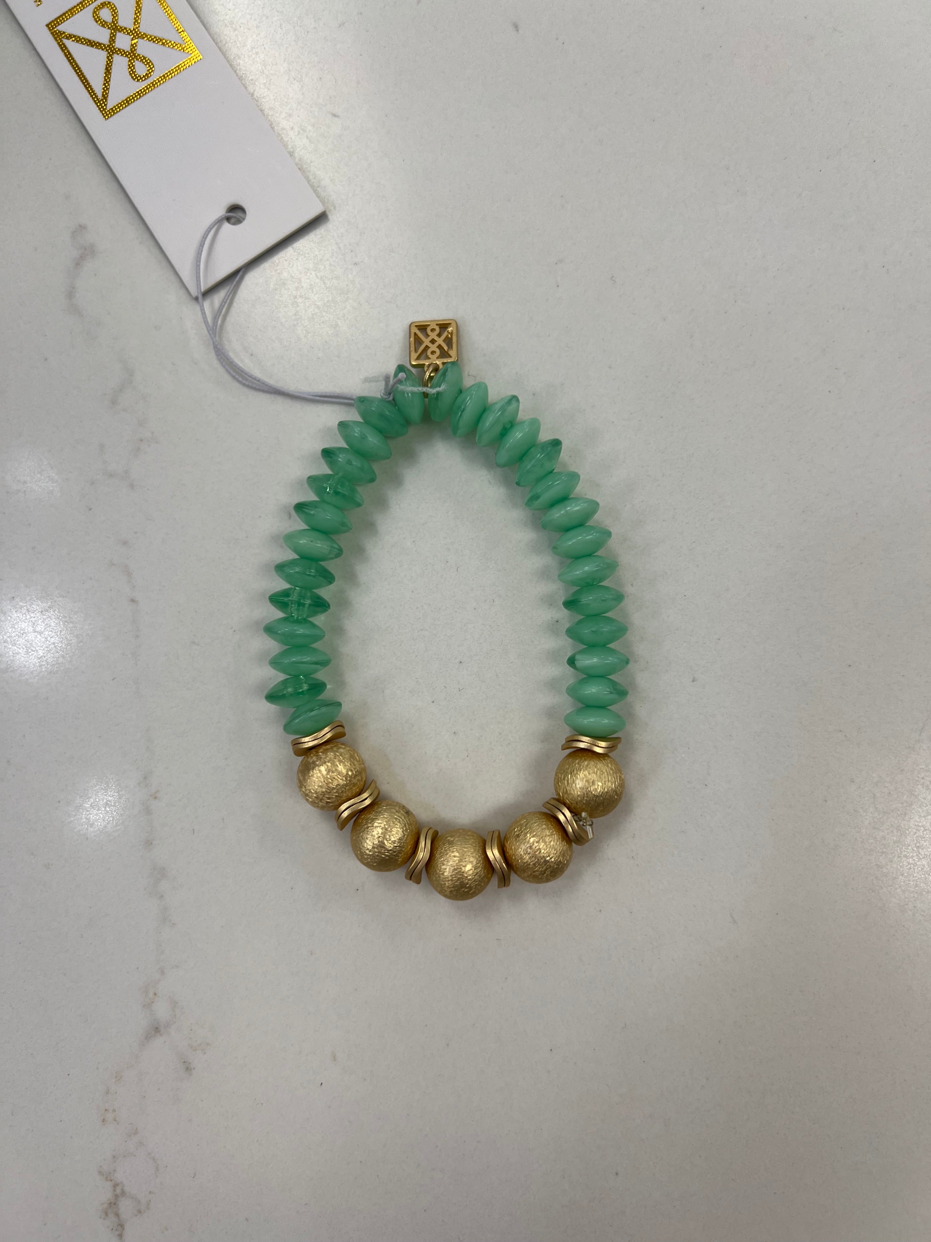 FINAL SALE Luna Bracelet - Aqua