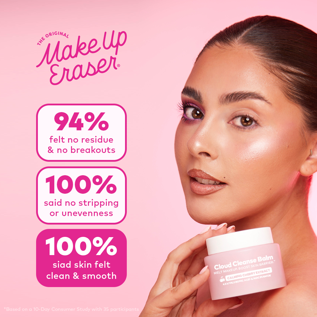 MakeUp Eraser Cherry Cloud Cleanse Balm | Emulsifying Korean Melt - 50ml