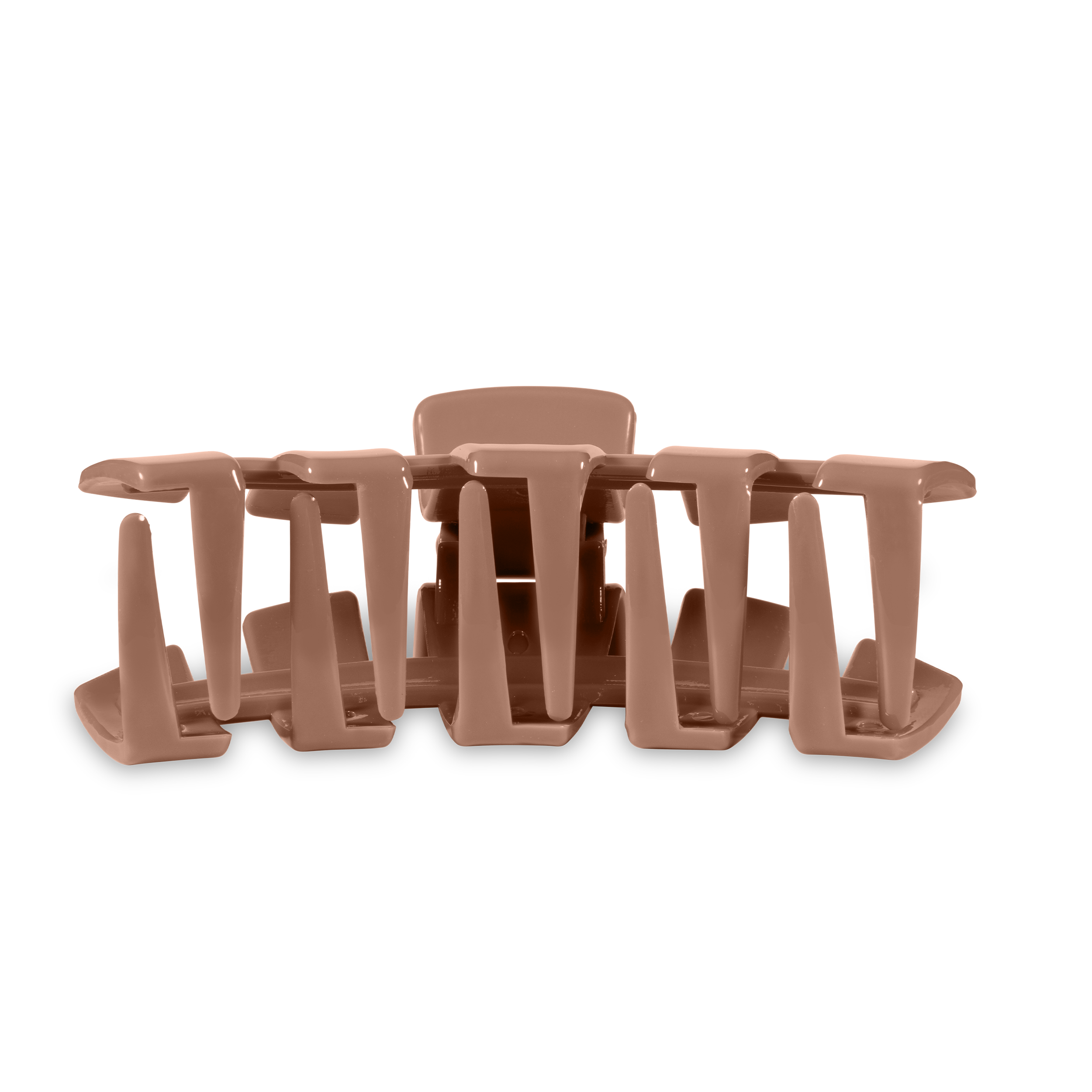 Classic Hair Clip | Large | Mocha Mousse