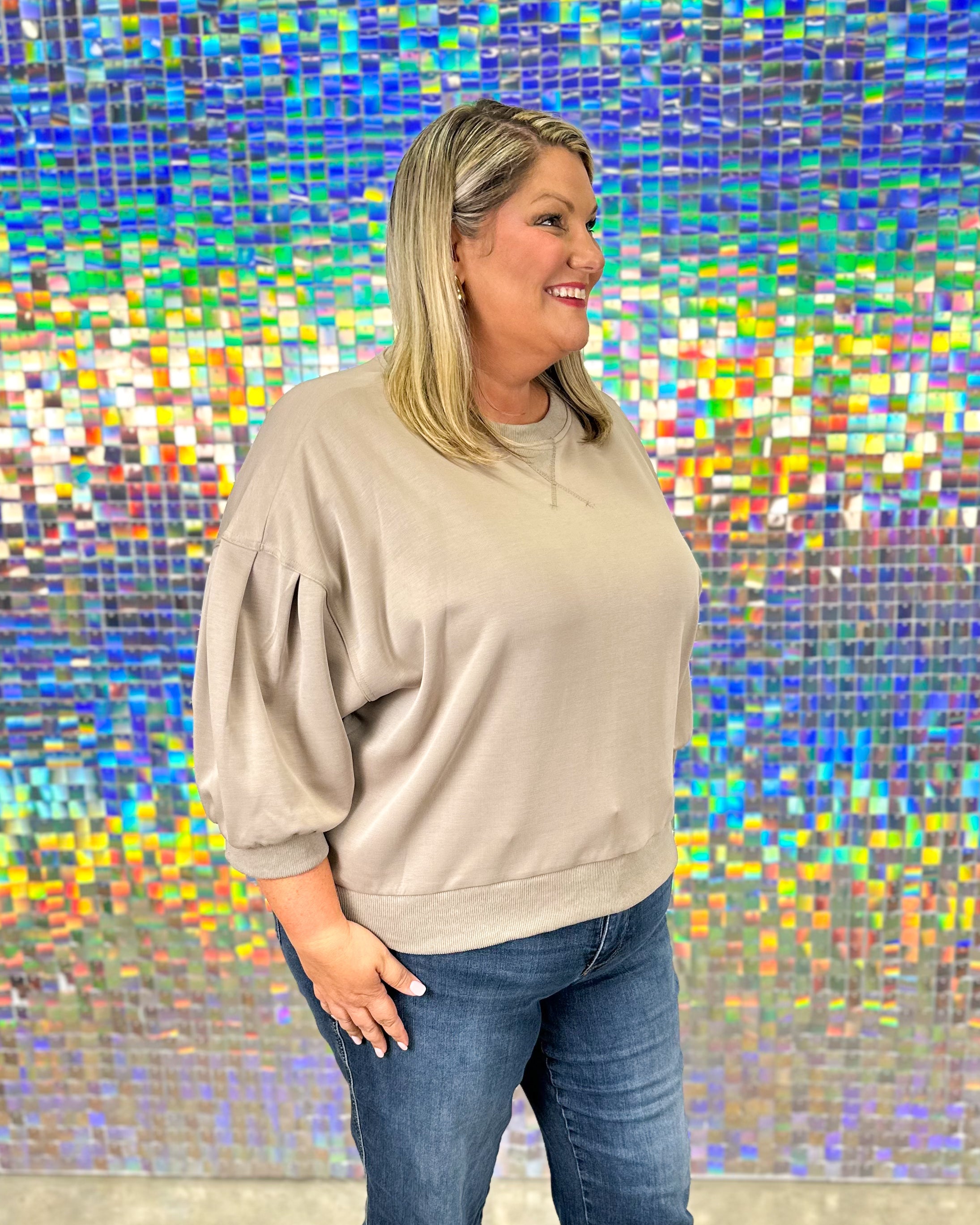 Teagan Sweatshirt - Oak