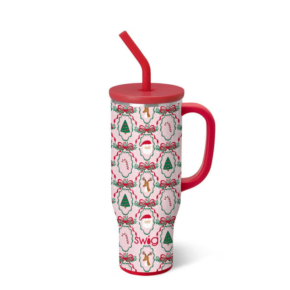 Swig 30oz Mega Mug - Christmas Cameos