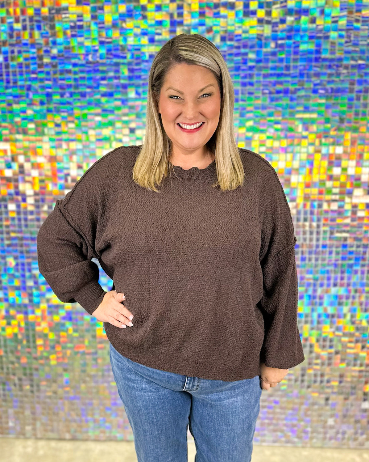 Tabitha Sweater - Dark Chocolate