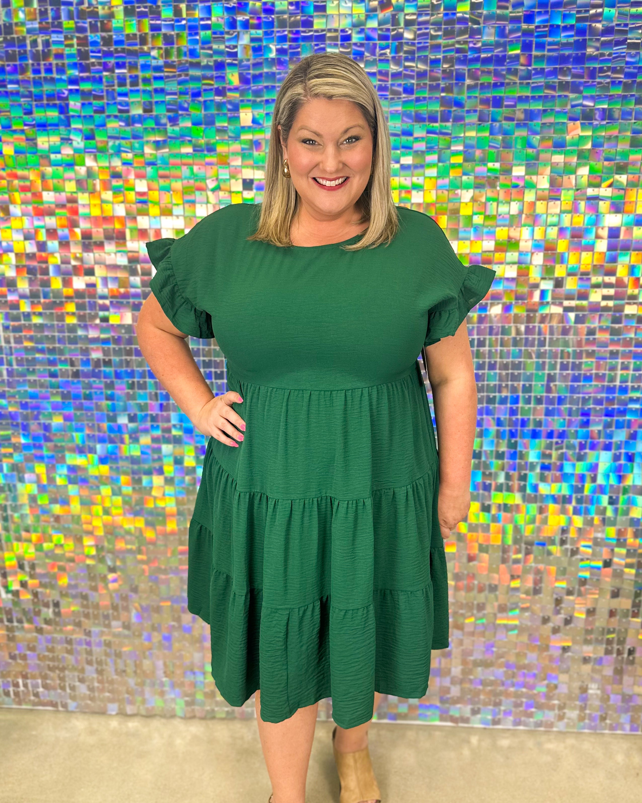 Gabby Dress - Sea Green