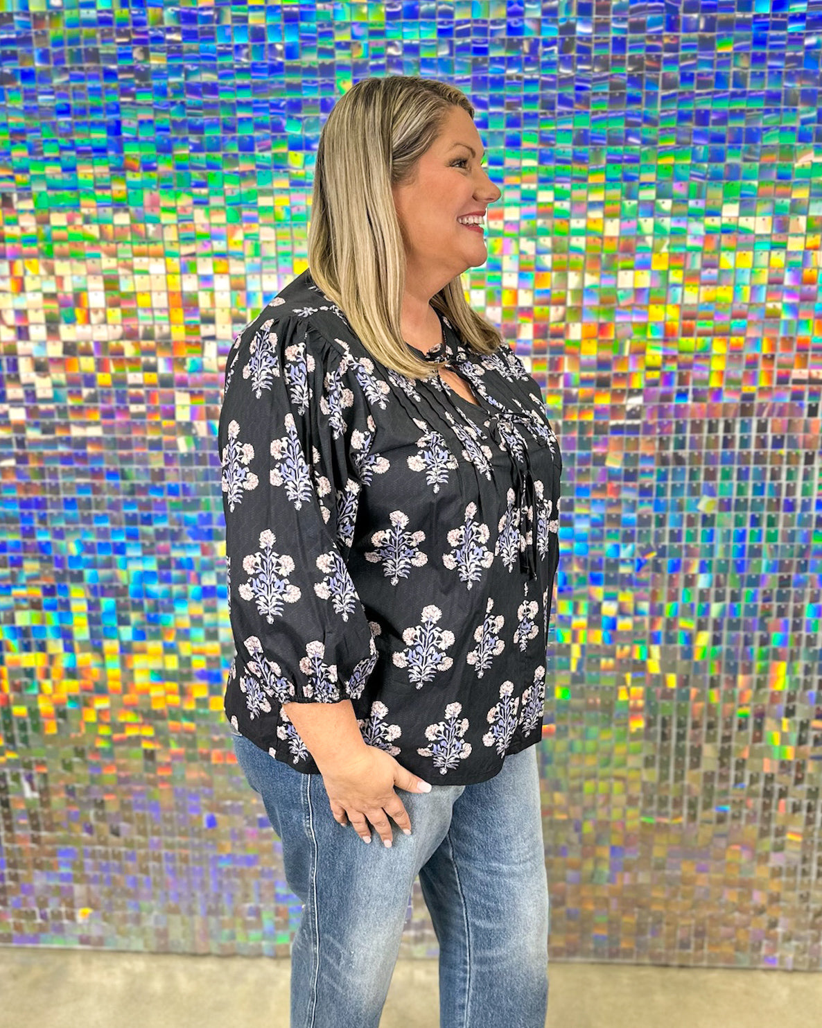 Primrose Top - Black Mix