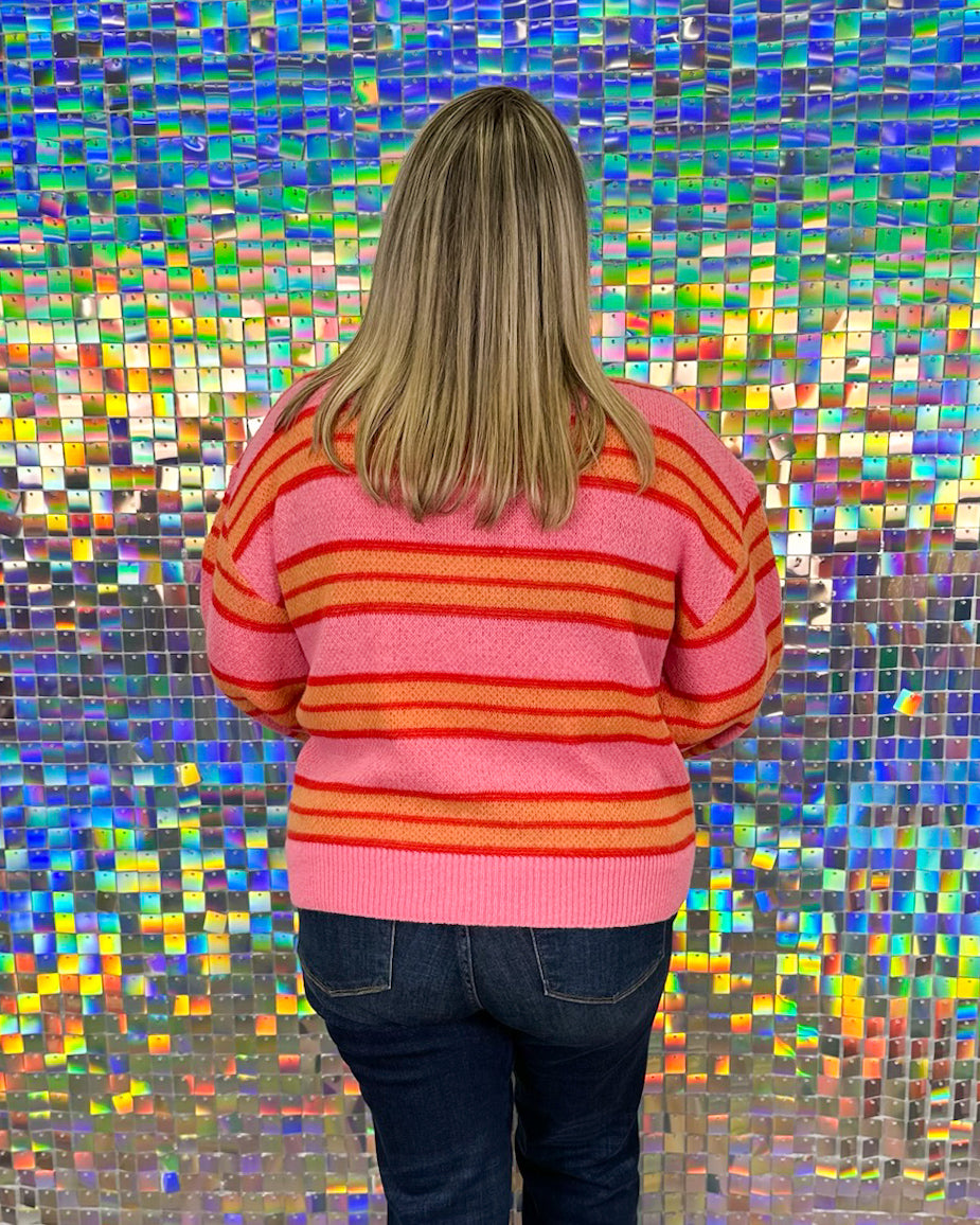 Quinnie Turtleneck Sweater - Pink