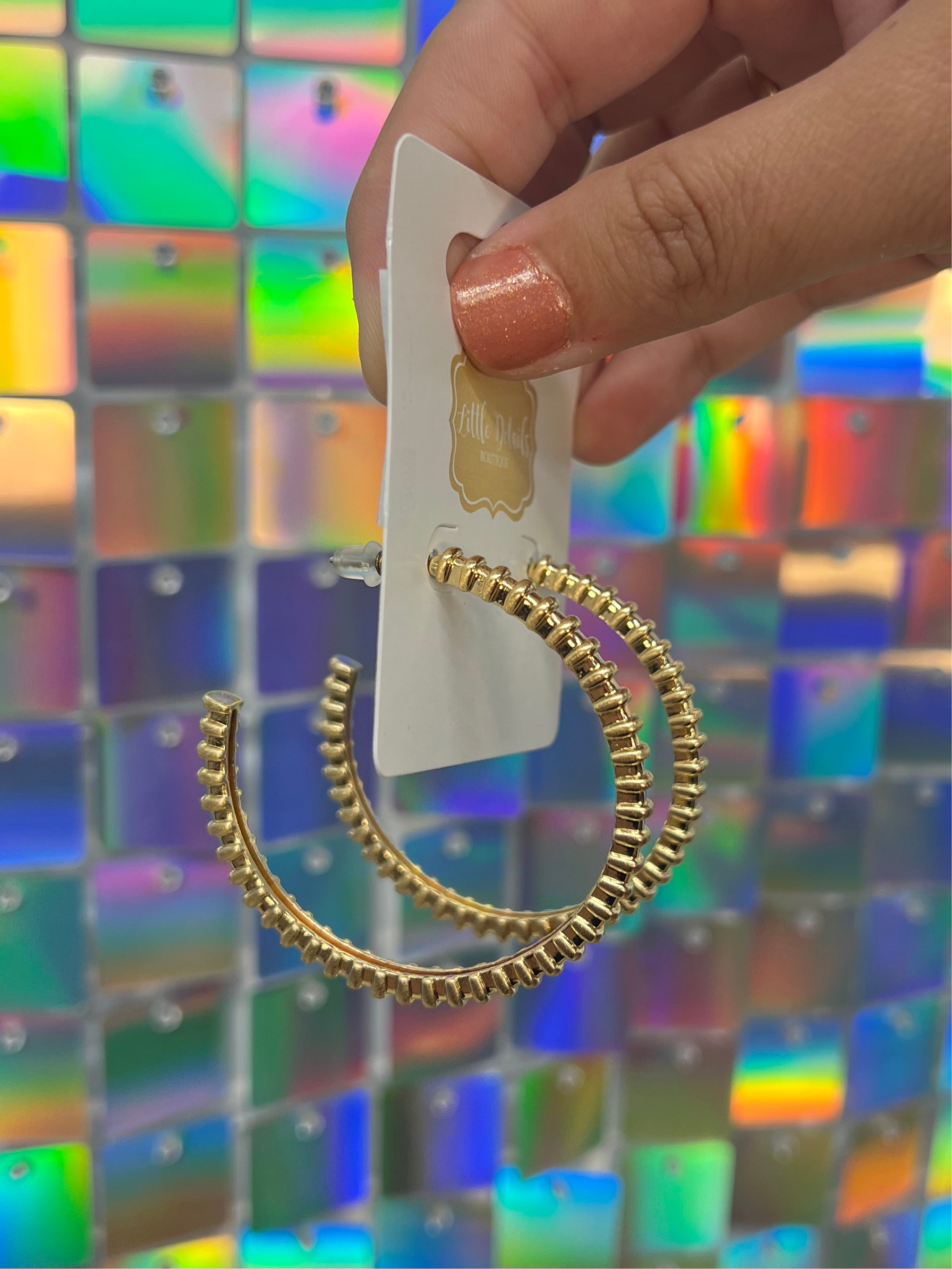 Adeline Earrings Gold - Large