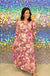 Skies Are Blue Fall for Me Maxi Dress - Orchid Multi, long sleeve, v-neck, print, plus size, tiered