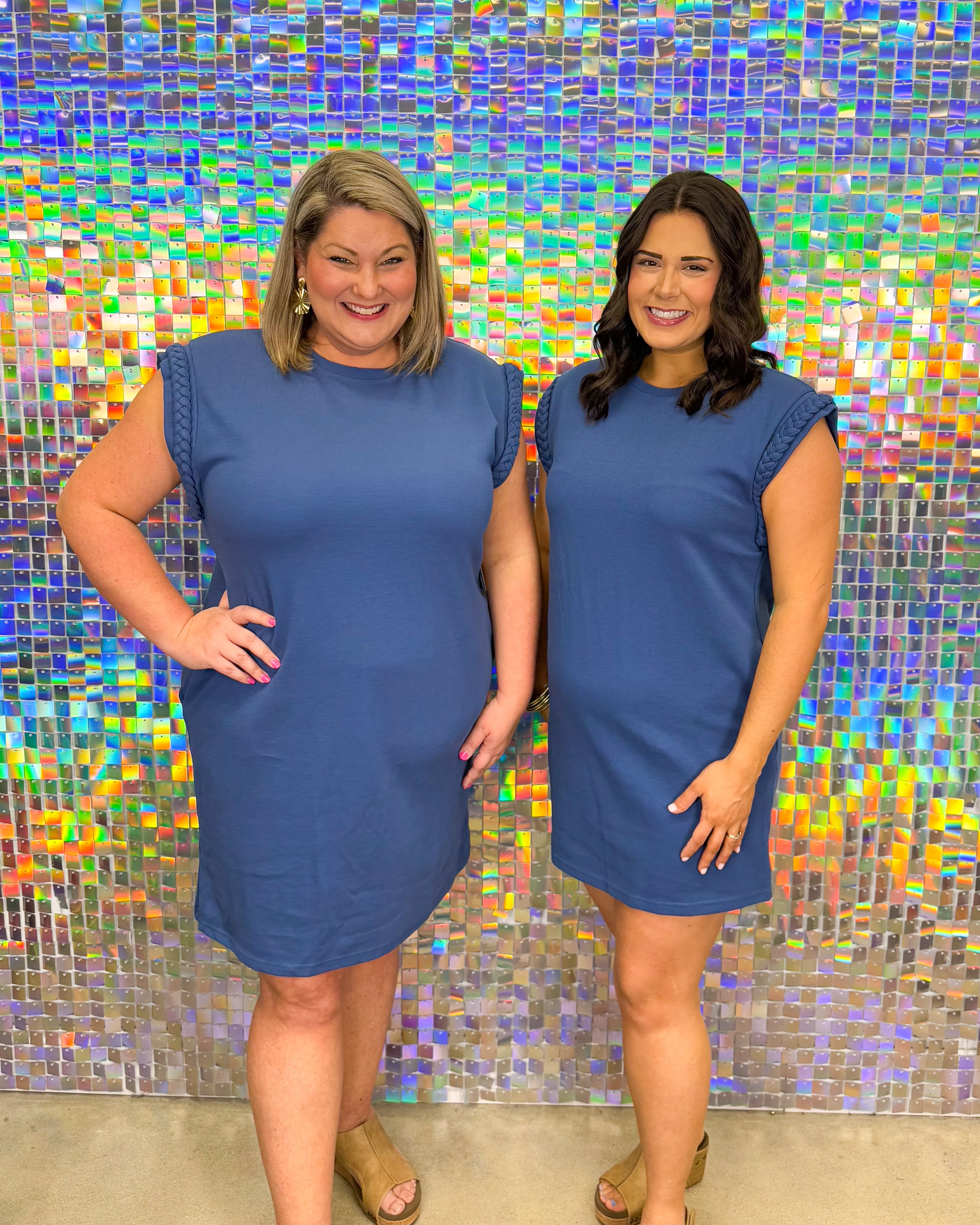 FINAL SALE-Brandy Shift Dress - Navy