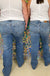 Judy Blue Texas Rose Mid Rise Vintage Boot Cut - Medium Wash