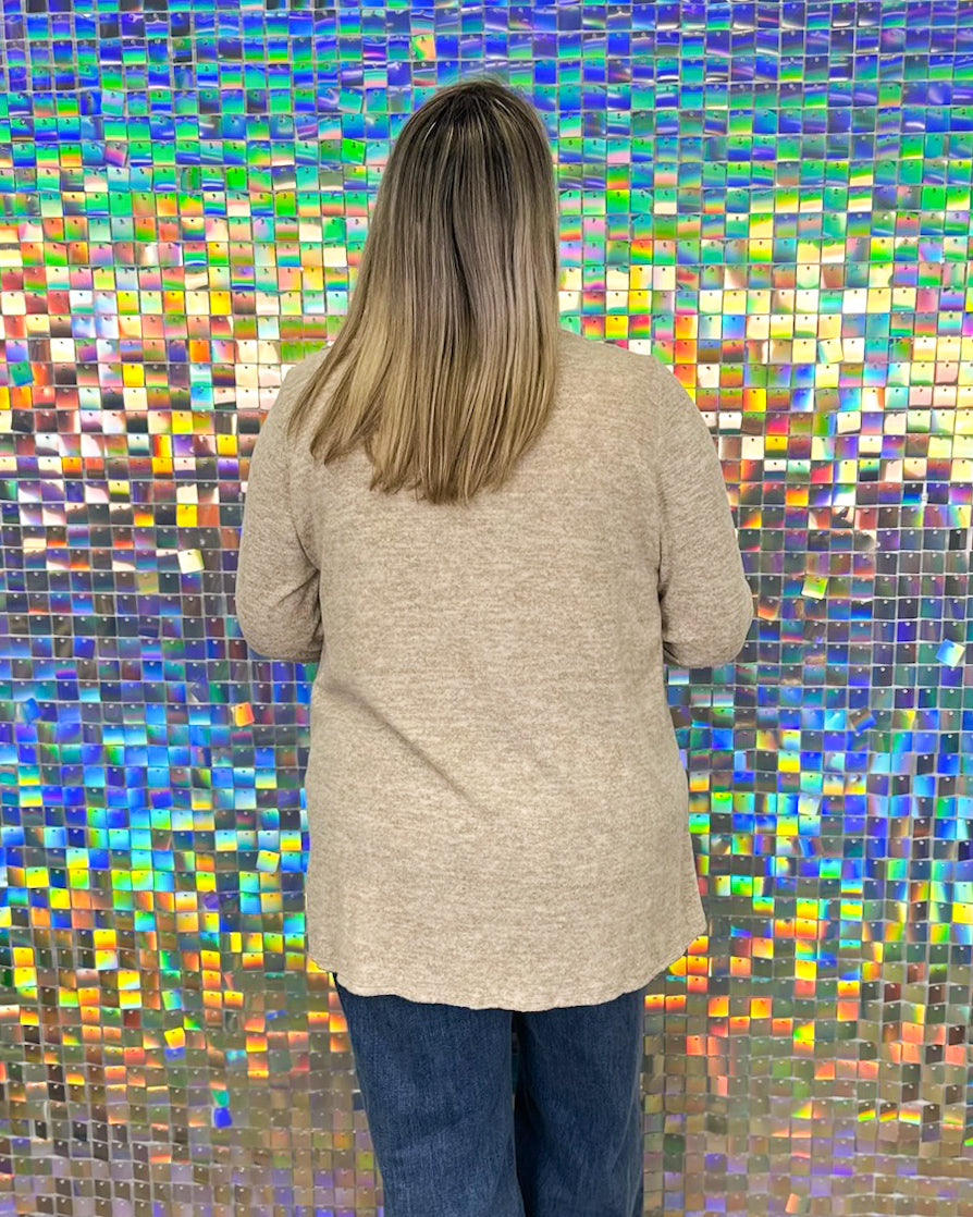 Journey Cardigan - Light Mocha
